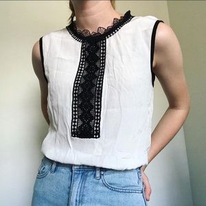 3 for $12- Sleeveless Blouse with lace detail!